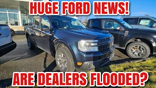 HUGE Ford News and Are dealers really flooded with new trucks they can't sell?