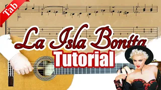 La Isla Bonita - Madonna - Guitar Tutorial