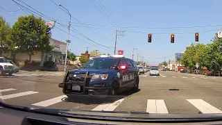 From my dash cam: Seattle police, fire and EMS responses #23