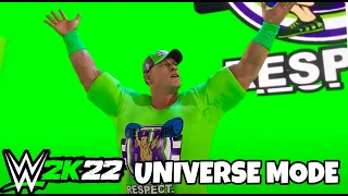 WWE 2K22 Universe Mode -  Road to Elimination Chamber #47 JOHN CENA IS BACK