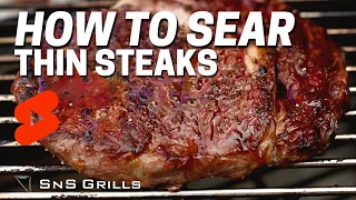 How To Sear A Steak Using a Charcoal Grill #shorts