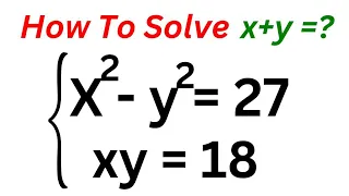 Math Olympiad Problem | Fast Trick | Beautiful Algebra Solution...