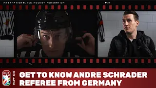 Get to Know Andre Schrader, Referee from Germany | #IIHFWorlds 2021