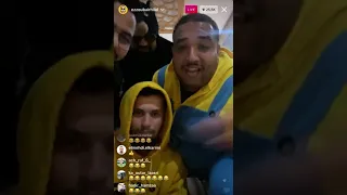 لايف الزوبير و عادل تاويل / الهربة 😅😅