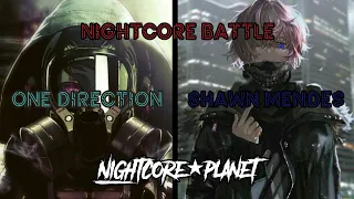 Nightcore - Shawn Mendes VS One Direction | Nightcore Battle