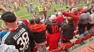 Bayer 04 Leverkusen 🖤❤️ Platzsturm nach dem 5:0...Deutscher Meister 2024 🏆