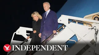 Joe Biden arrives in London for funeral of Queen Elizabeth II