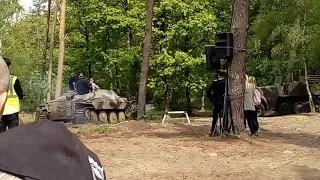 Militracks 2019 rare footage of a hetzer going to hetz