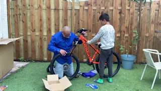 Unboxing & assembly Ghost Kato 24” 2020 kids bike (unedited)