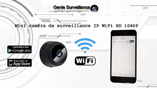 comment installe mini camera A9 wifi IP espion sans fil WiFi