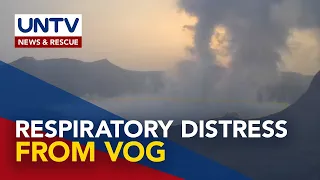 DOH logs 50 individuals who fell ill due to vog from Taal Volcano