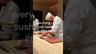 Omakase experience at Sushi Kaneyoshi little tokyo michelin star restaurant#sushi #omakase #lafood