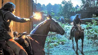 US Army vs Wapiti Indians | Red Dead Redemption 2 NPC Wars 74