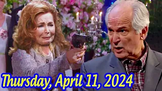 Days Of Our Lives Full Episode Thursday 4/11/2024, DOOL Spoilers Thursday, April 11