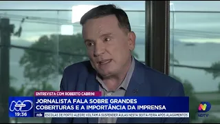 Entrevista exclusiva: Roberto Cabrini aborda cobertura de tragédias e importância da imprensa