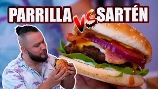 HAMBURGUESAS ¿a la PARRILLA o a la SARTEN? | JUS PALTA - Comida Casera