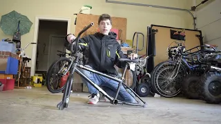 Attempting to build a trampoline bike