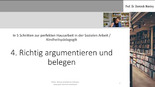 In 5 Schritten zur perfekten Hausarbeit: 4. Die Argumentation