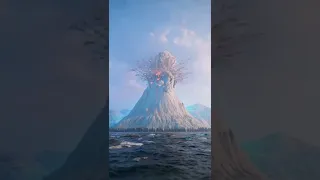 Eruption 🌋                            #volcano #eruption #animation #3d #shorts #film