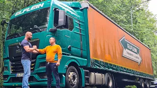 Șofer de camion!Azi descarc la Leipzig și vizitez și Elflein Leipzig!