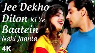 Jee Dekho Dilon Ki Ye Baatein Nahi Jaanta | 4K Video Song | Salman Khan | Mamta Kulkarni | HD Sound