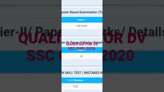 SSC CHSL 2020 TYPING RESULT 0.32 % MISTAKES