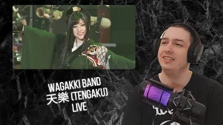 French Guy Reacts To Wagakki Band - 天樂 (Tengaku) / Dai Shinnenkai 2018 ~Ashita e no Koukai~