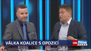 Hrajete si na opozici v koalici, že vám to žerou, opřel se Nacher do Pirátů. Kolaja se bránil