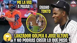 Este LANZADOR GOLPEÓ a JOSÉ ALTUVE ENFURECIÓ LANZÓ el BATE y NO CREERÁS que HIZO para CALLARLO MLB