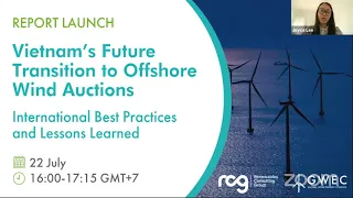 Report Launch I Vietnam’s Future Transition to Offshore Wind Auctions