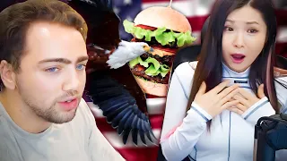 Korean girl's first real American experience (feat. Mizkif)