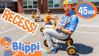 Blippi's Recess at the School Playground! Educational Videos for Kids and Families