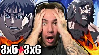 ATTACK ON TITAN 3x5 and 3x6 (REACTION)