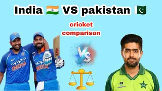 INDIA 🇮🇳 vs PAKISTAN 🇵🇰 cricket comparison #cricket #indvspakasiacup2022 #indvspak