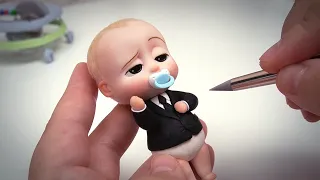 Sculpting The Boss baby with Polymer clay