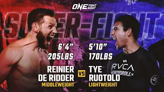 35-POUND Difference 😳 | Ruotolo vs. De Ridder | ONE Fight Night 10