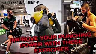 Improve your punching power with these effective exercises - done by Khamzat Chimaev