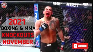 boxing & mma knockouts | November 2021 week 1