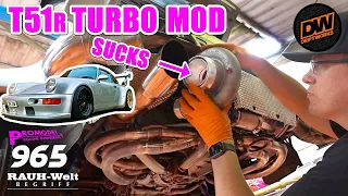 T51r turbo mod on my RWB 911 sucks! Porsche 964 Turbo with EFR8374