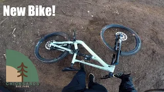 First Run On The New Bike - Specialized Status 160 | Chicksands Bike Park