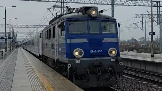 EP07-397 z TLK KIEV-EXPRESS odjeżdża z Dęblina