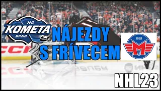 HC KOMETA BRNO VS HC MOTOR ČESKÉ BUDĚJOVICE |NÁJEZDY S FRÍVECEM|NHL23|PS5