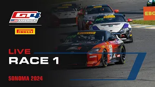 LIVE | Race 1 | Sonoma Raceway | Pirelli GT4 America 2024