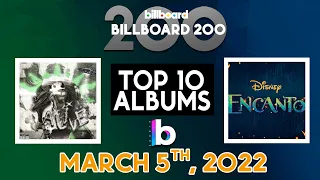 Billboard 200 Albums of March 5th, 2022 | Top 10 Albums Of The Week