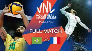 🇧🇷 BRA vs 🇫🇷 FRA - Full Match | Men's VNL 2022