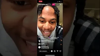 Jay Hound on ig live talking crazy