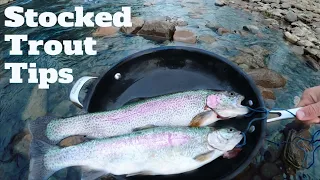 Stocked Trout Fishing Tips for Beginners (Best Lure): How to Catch Stocked Trout in Rivers | SFSC