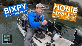 Installing a Bixpy J-2 Outboard Motor Kit on a Hobie Revolution Kayak + On-The-Water Testing