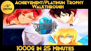 Sable's Grimoire - Achievement / Platinum Trophy Walkthrough (1000G IN 25 MINUTES)