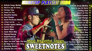 SWEETNOTES - OPM Love Songs, Lovers Moonn, Iniibig kita ❤️ Best Nonstop Cover Playlist 2024